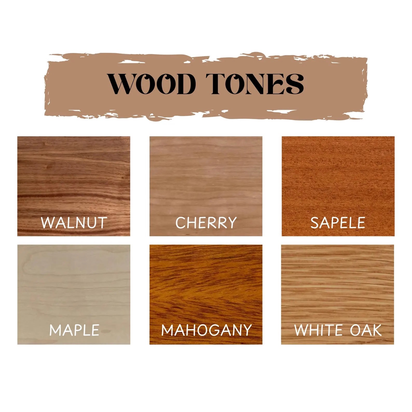 Wood finish options