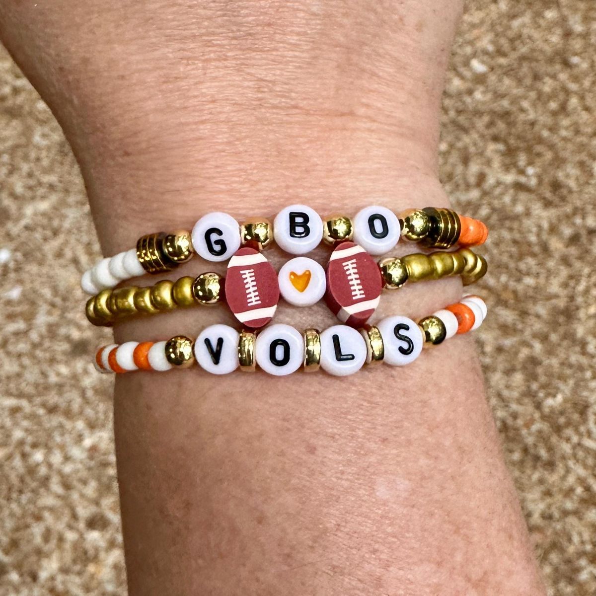 UT Vols Game Day Bracelet Stack view 5
