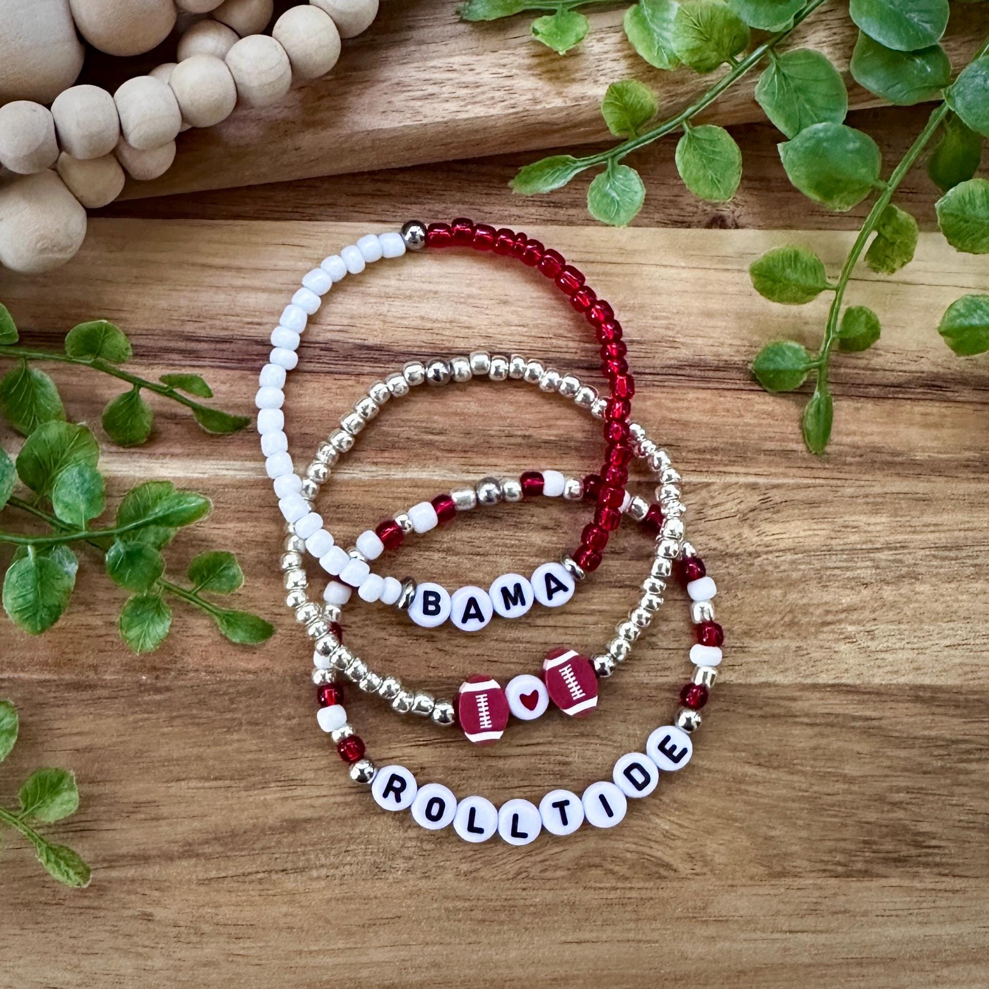 Bama Game Day Bracelet Stack view 2