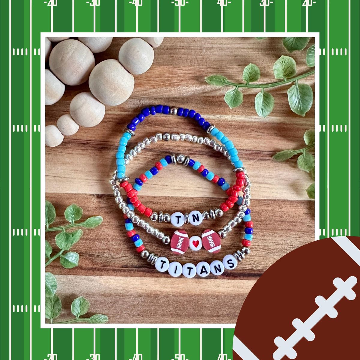 Titans Game Day Bracelet Stack