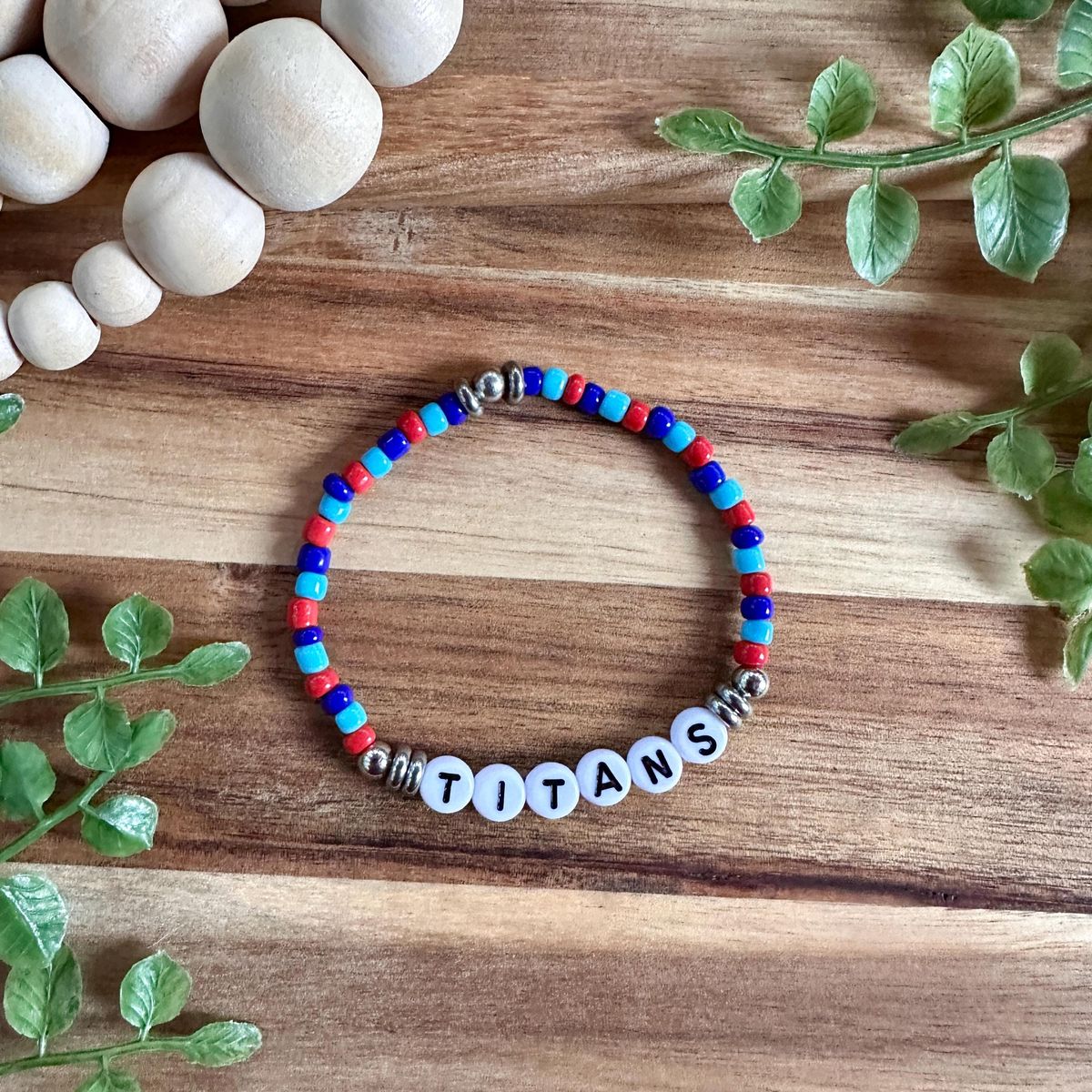 Titans Game Day Bracelet Stack view 5