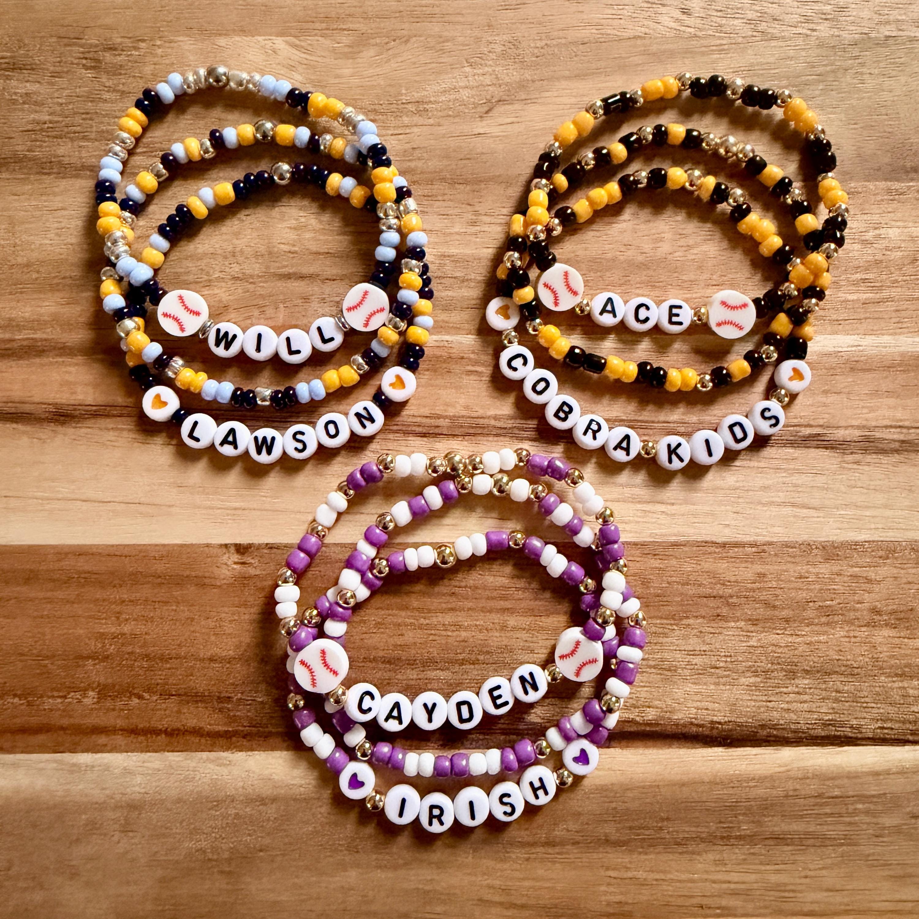 Baseball Team Name Bracelets view 3