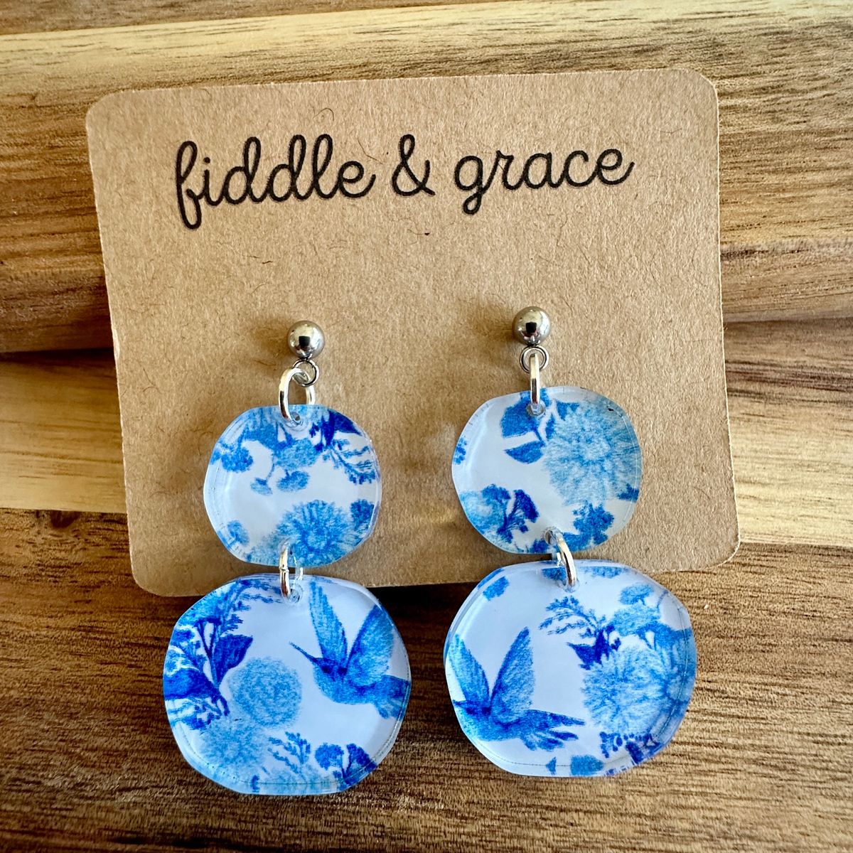 Chinoiserie Acrylic Earrings