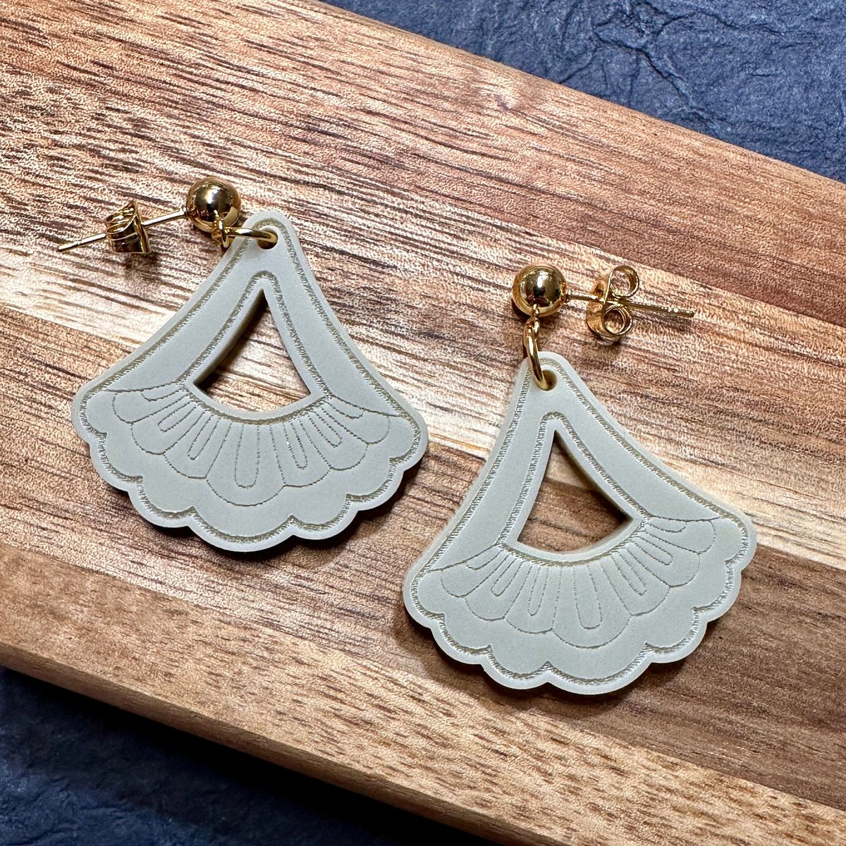 Matte Acrylic Earrings view 2