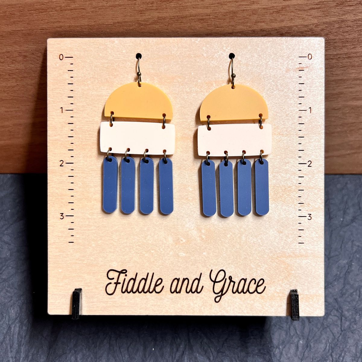 Acrylic BOHO Earrings view 2