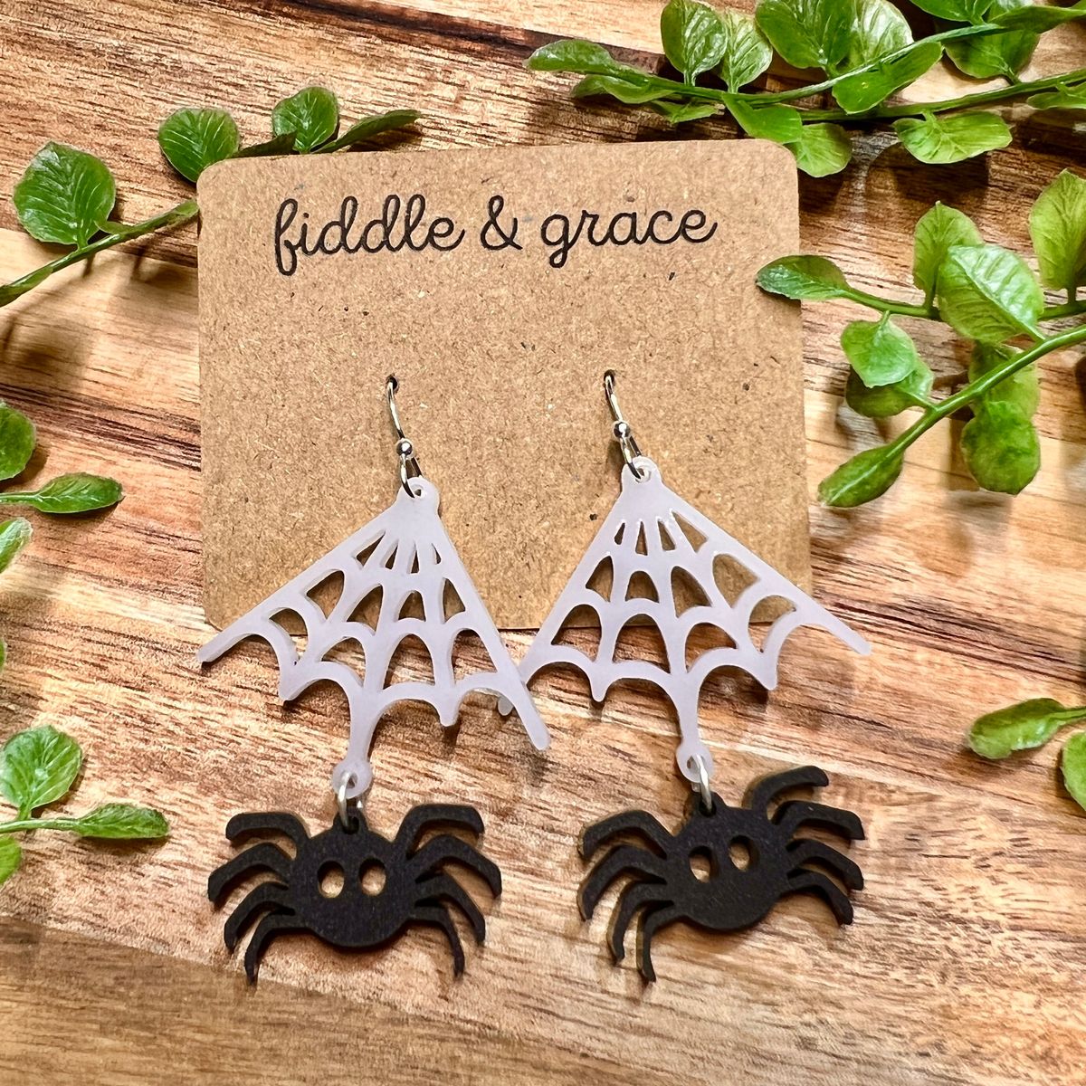 Spider Halloween Earrings