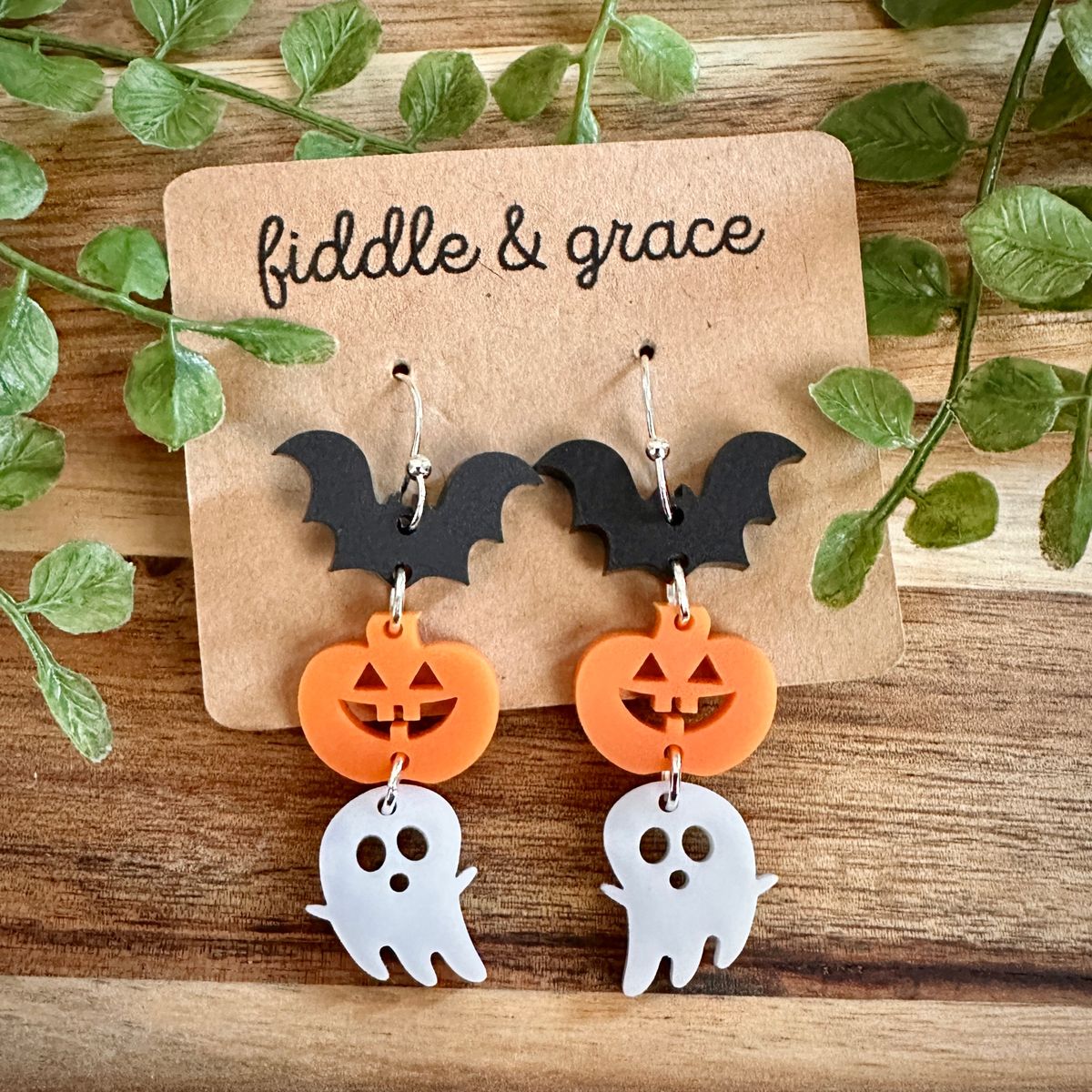 Bat Halloween Earrings