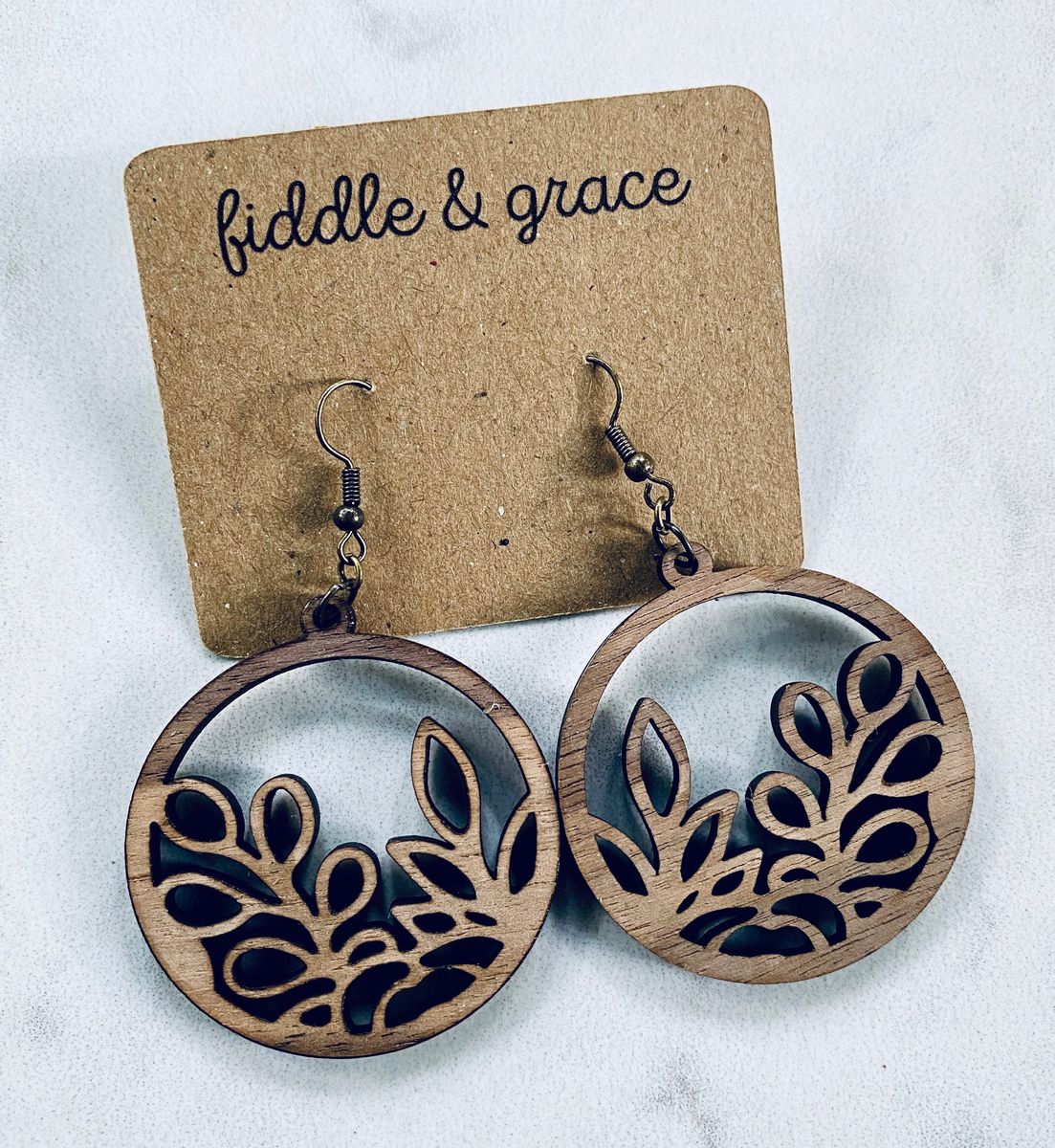 Floral Wood Jewelry