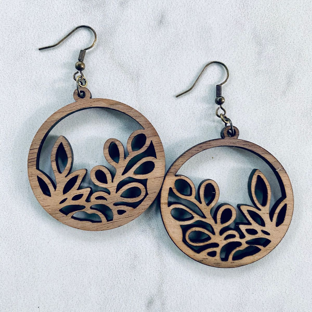 Floral Wood Jewelry view 2