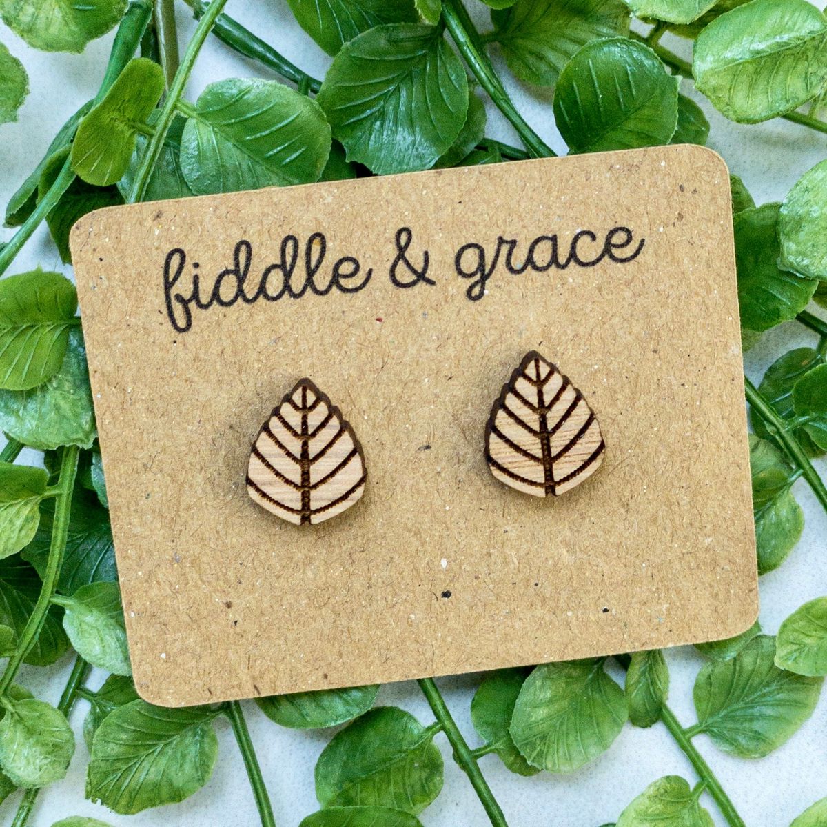 earrings Leaf Earrings