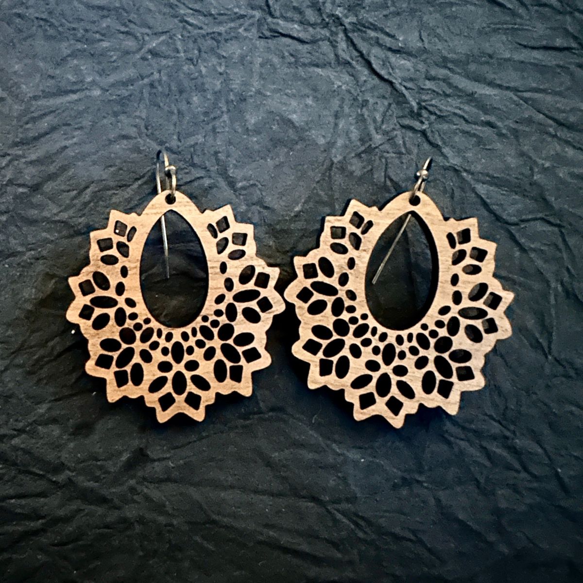 Teardrop Mandala Earrings view 2