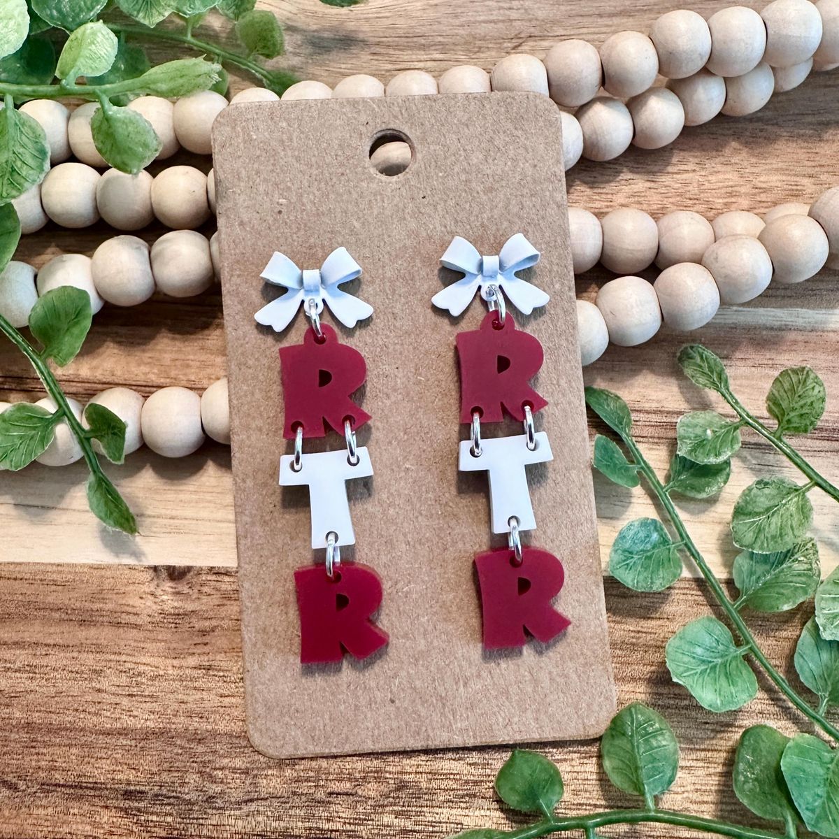 Bama Bow Game Day Earrings