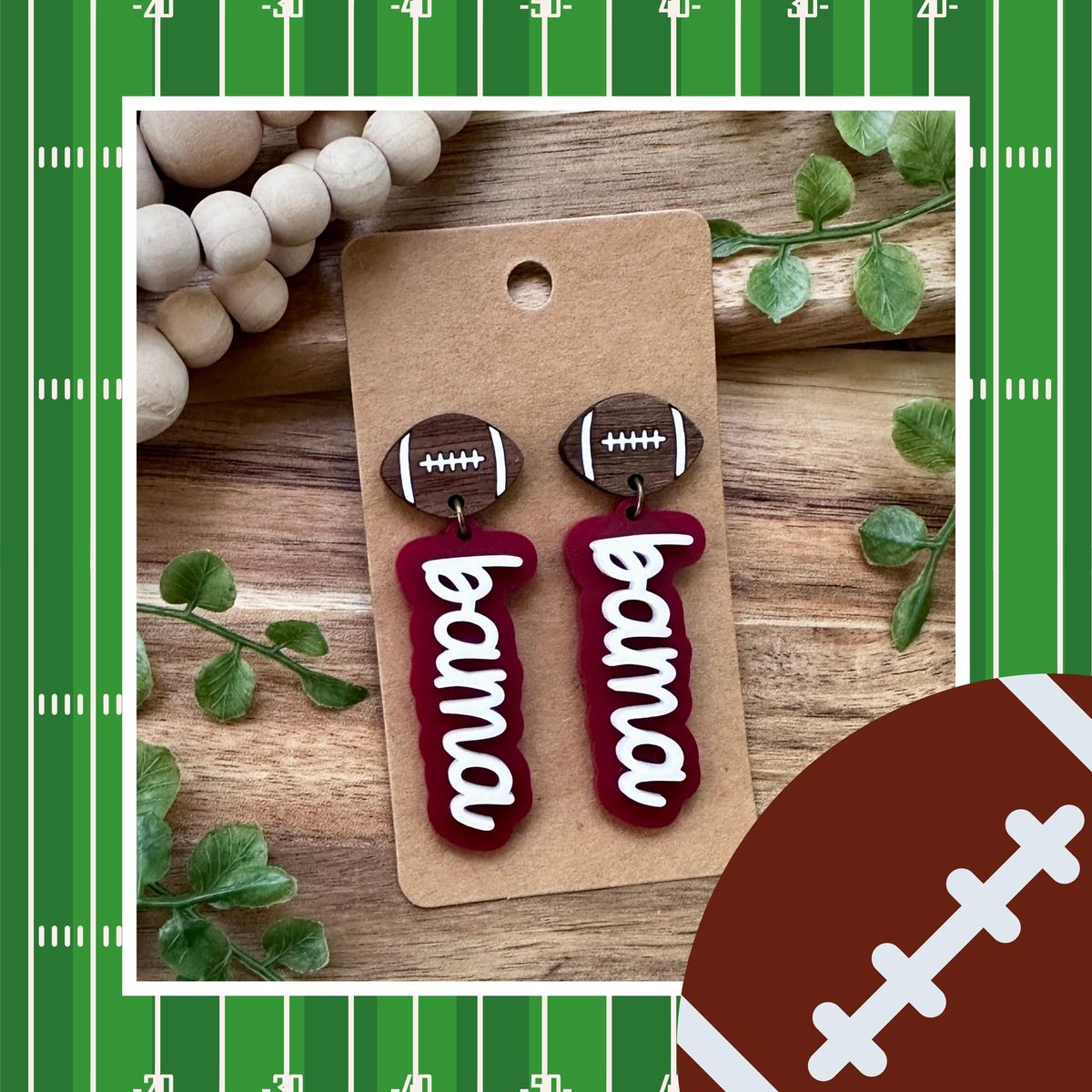 Bama Game Day Earrings