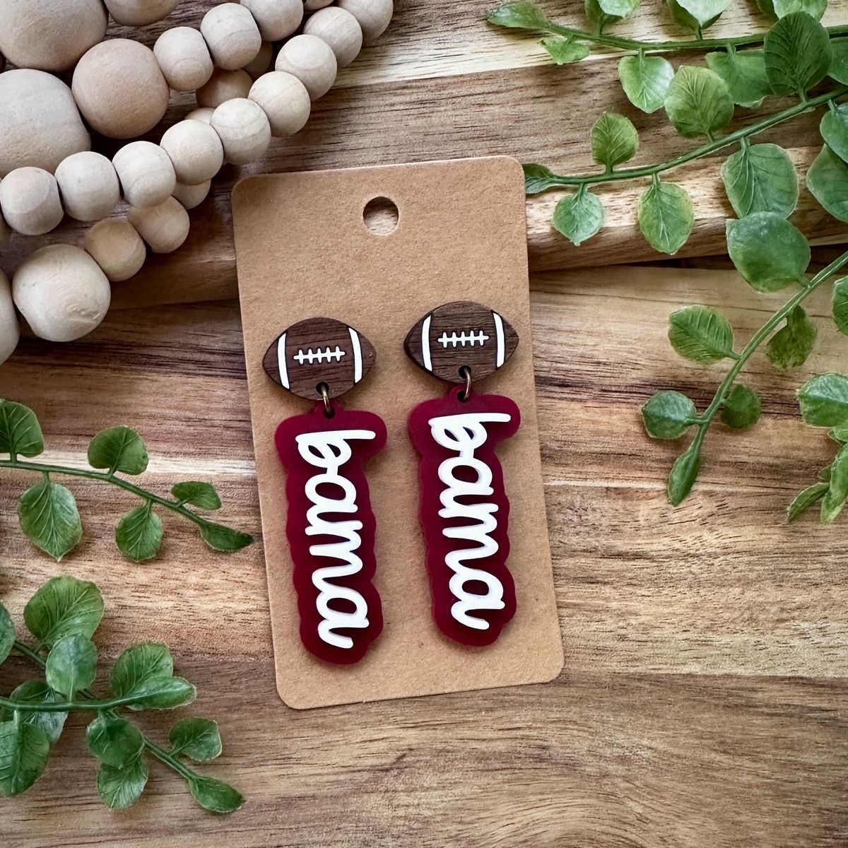 Bama Game Day Earrings view 2