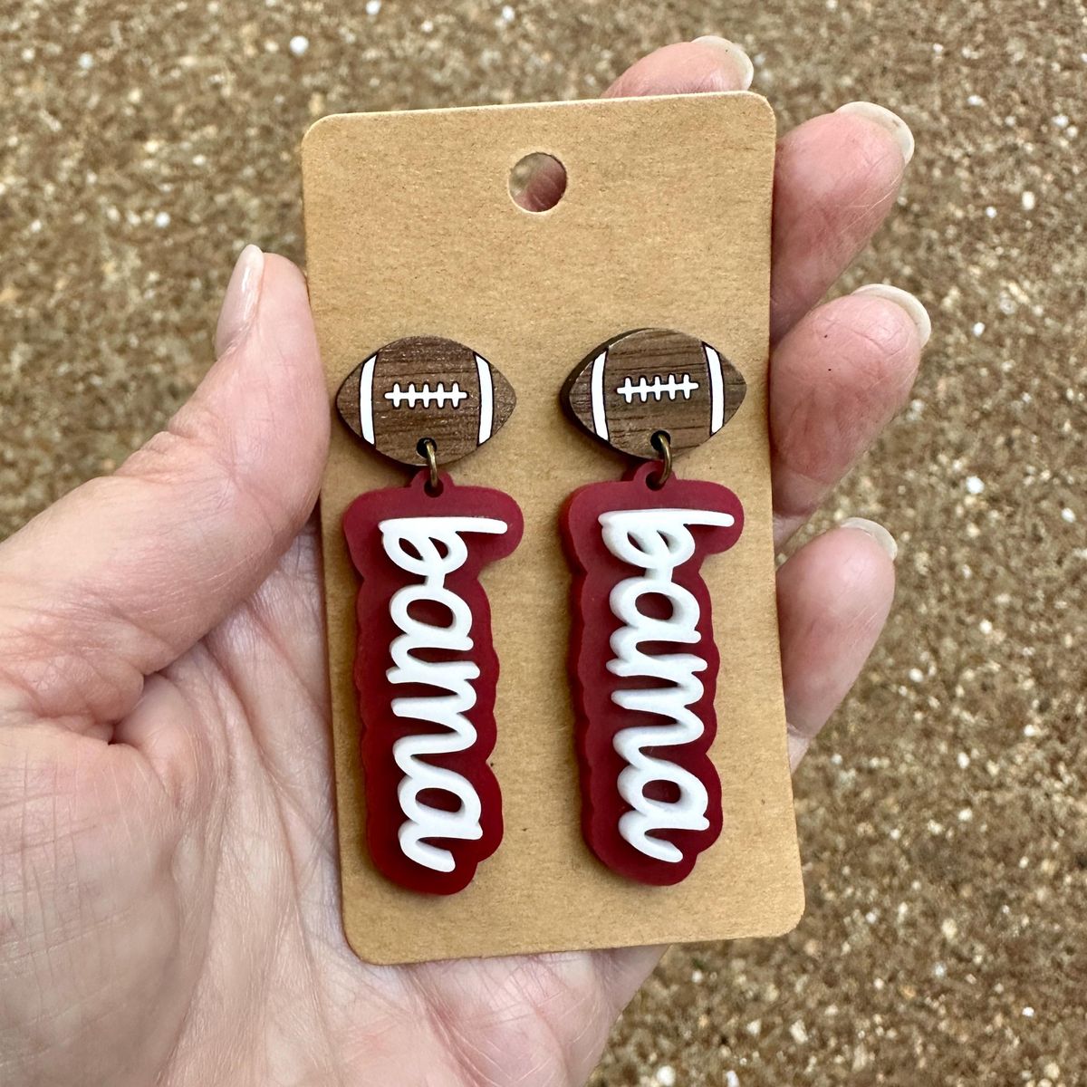 Bama Game Day Earrings view 3