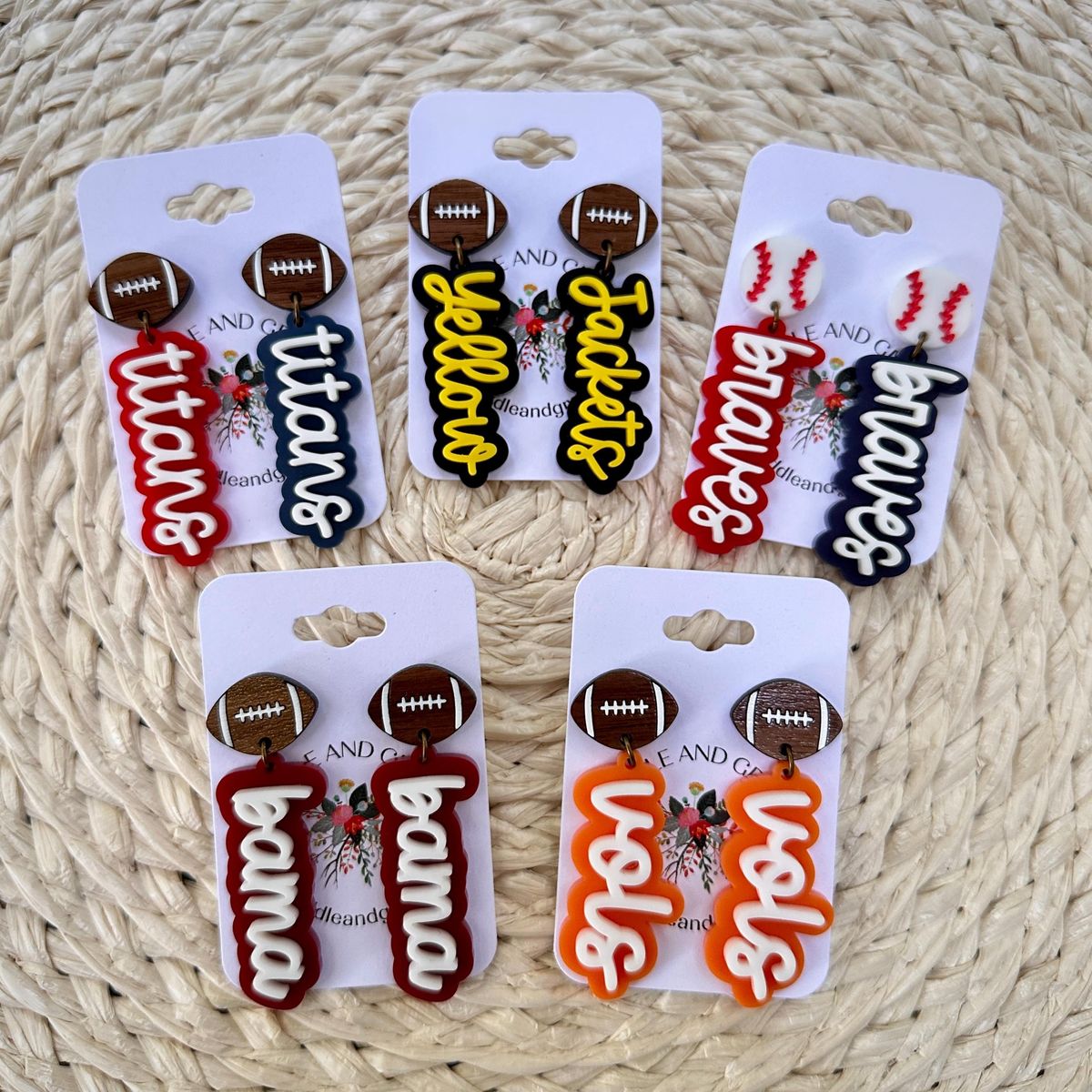 Football Game Day Acrylic & Wood view 1