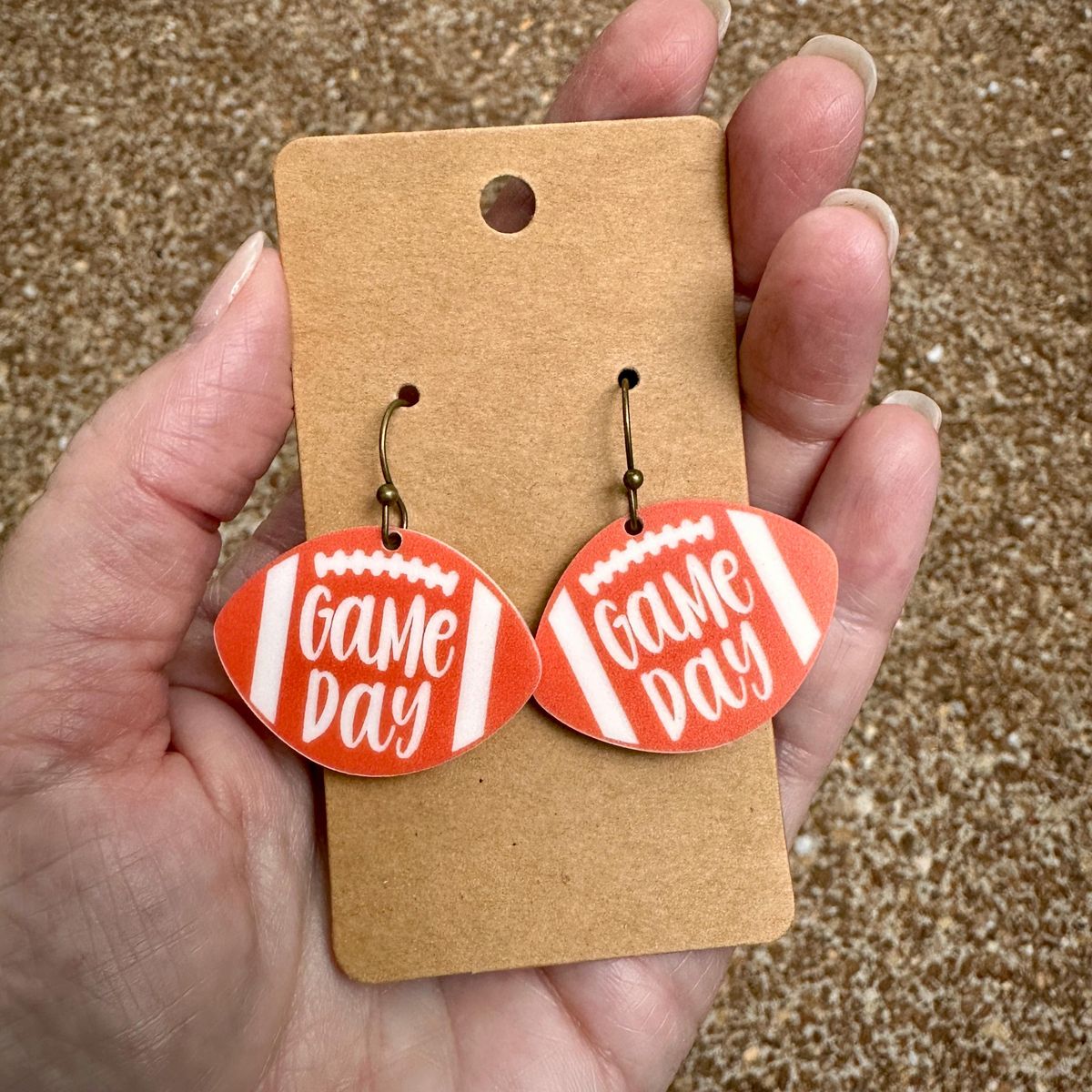UT Volunteers Power T Game Day Earrings view 3