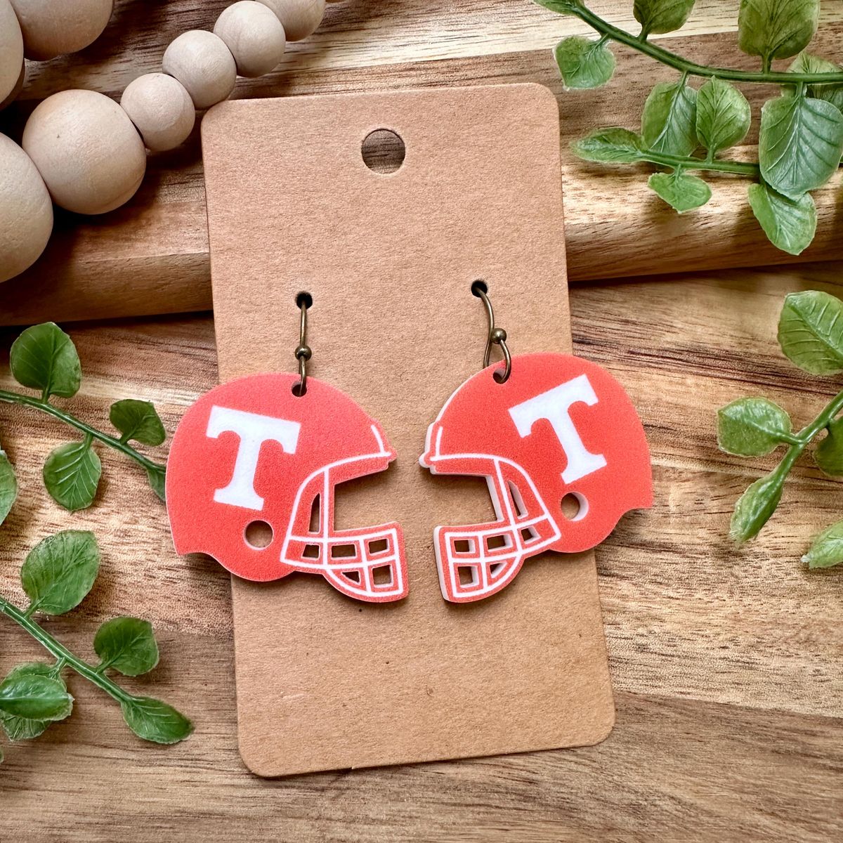 UT Volunteer Helmet Game Day Earrings view 2