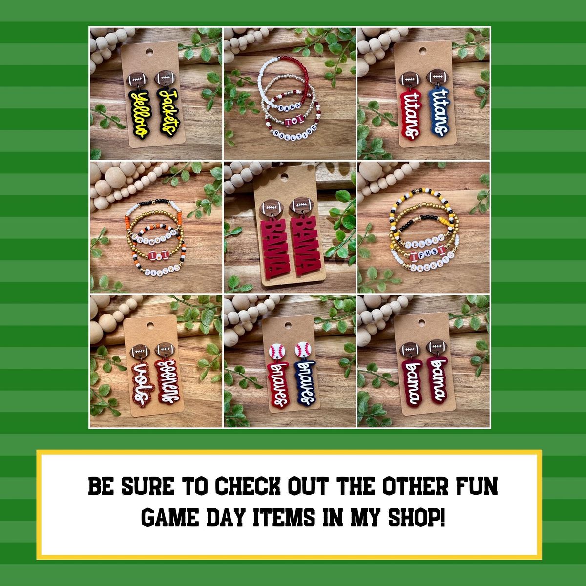 TN Titans Game Day Earrings view 4