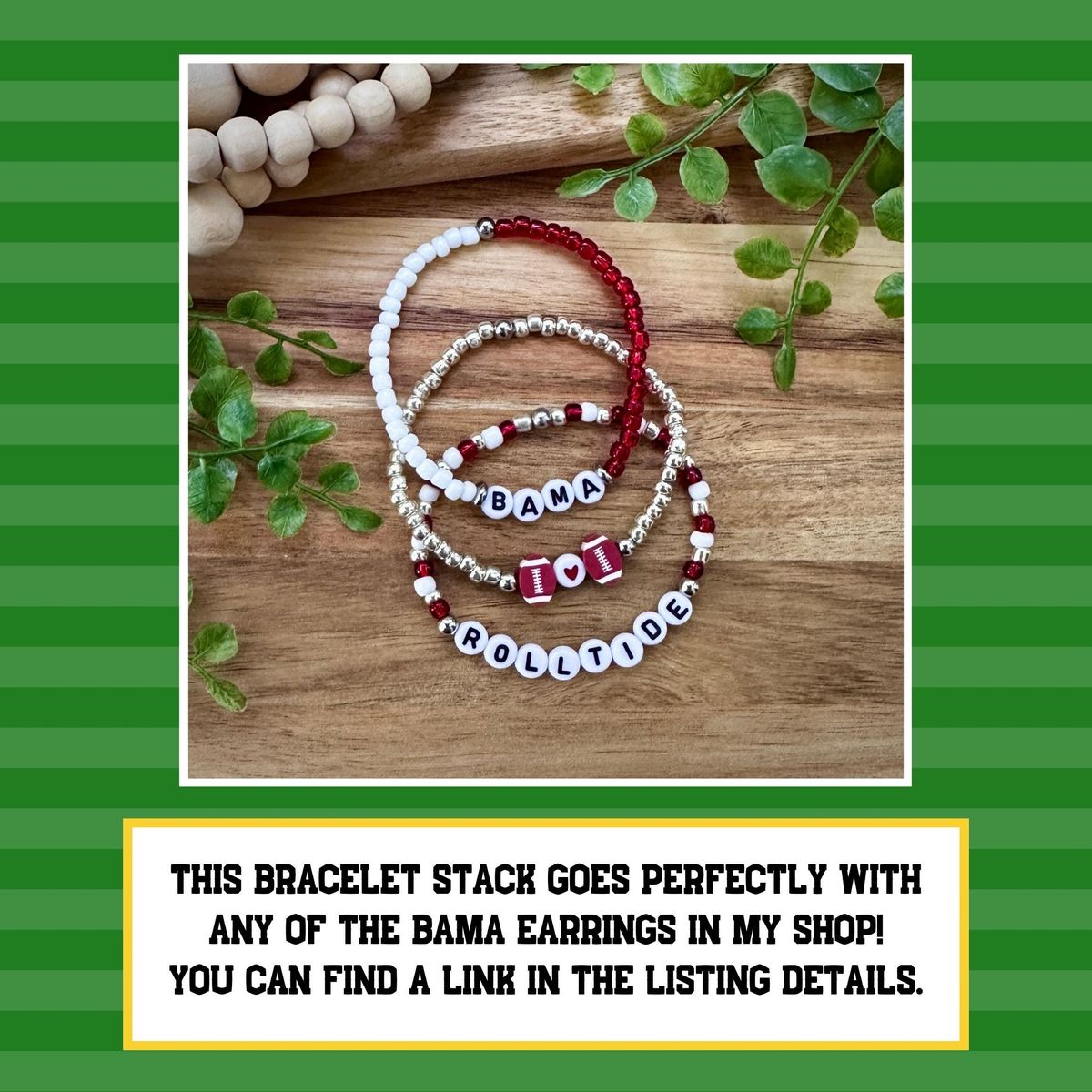 Burgundy Bow Game Day Earrings view 5