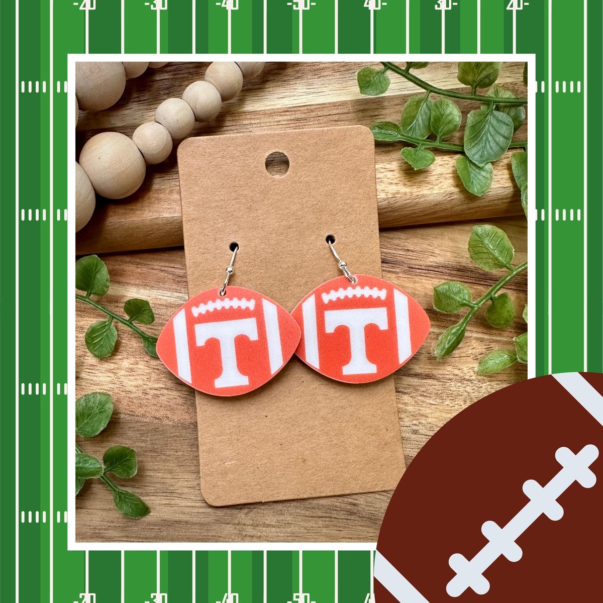 UT Volunteer Game Day Earrings