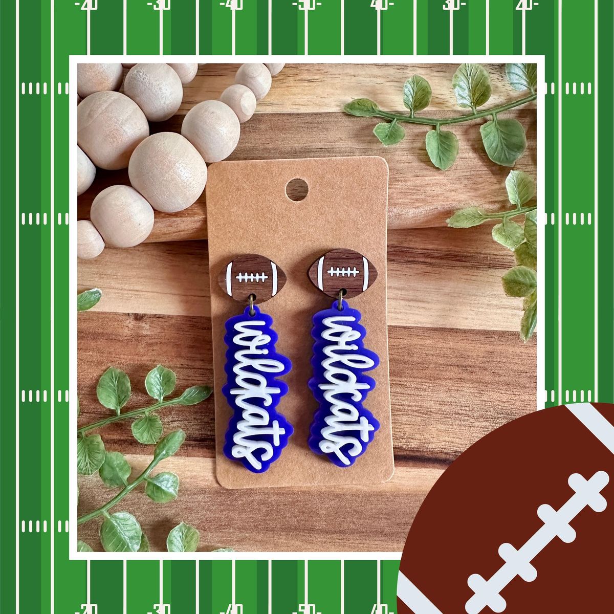 Wildcats Game Day Earrings
