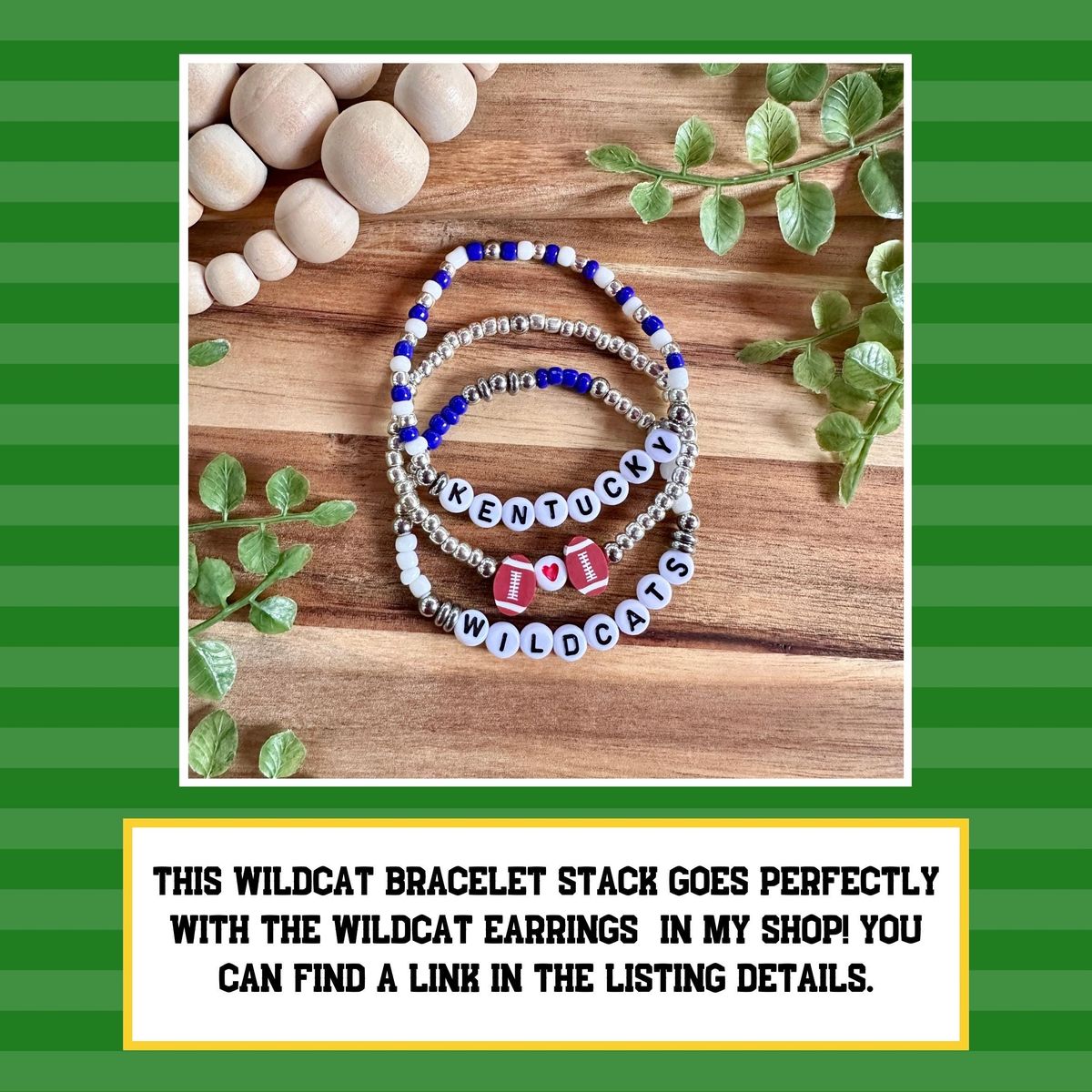 Wildcats Game Day Earrings view 4