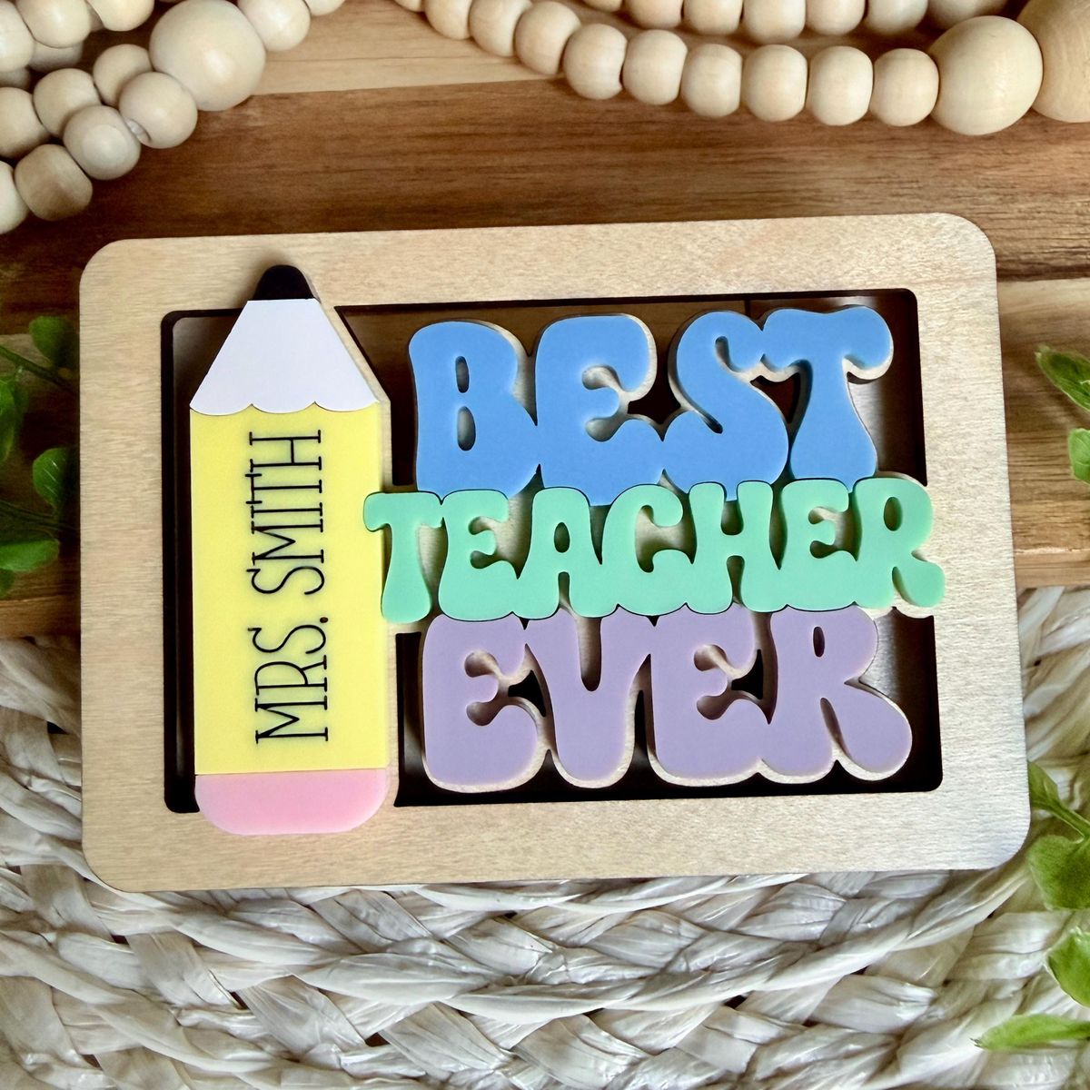 Teacher Gift Card Holder Best Teacher Ever