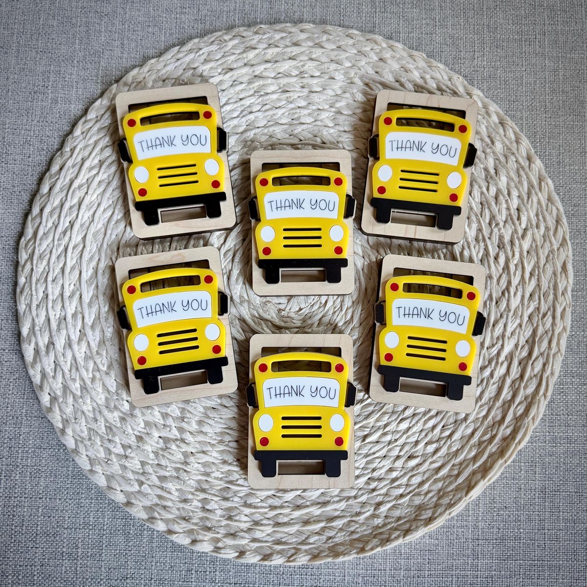 Teacher Gift Card Holder School Bus Thank You view 2