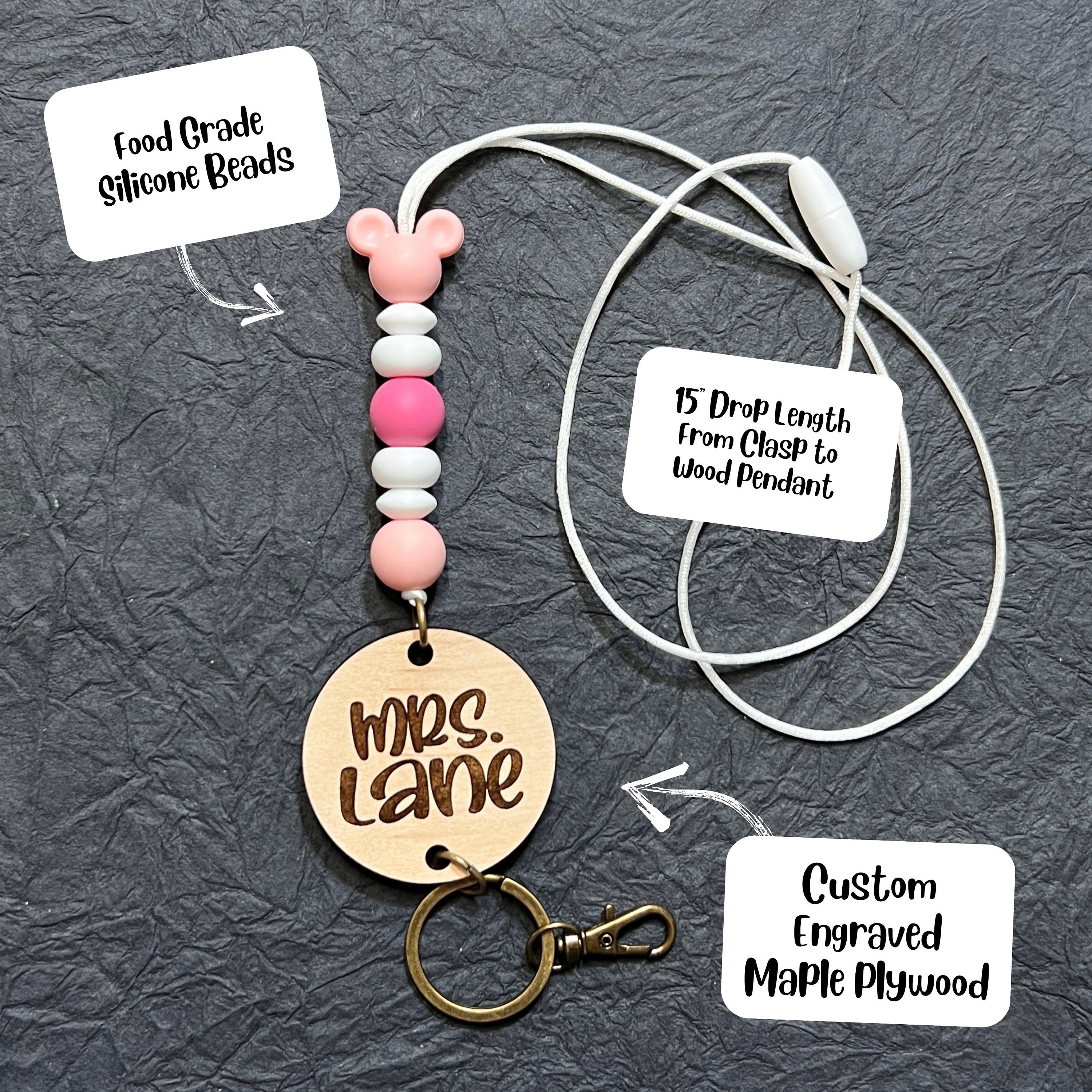 Teacher Lanyard view 4