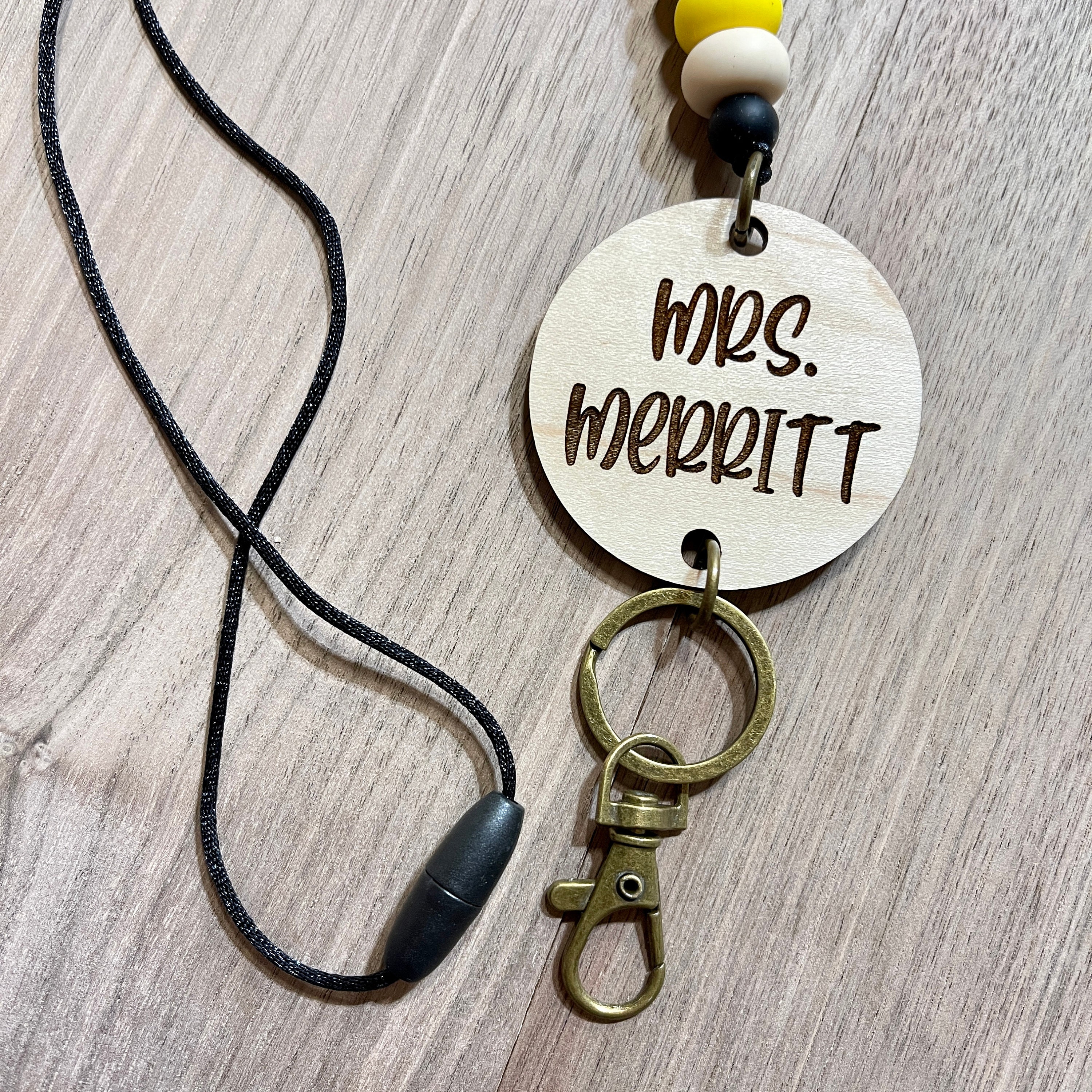 Teacher Lanyard view 4