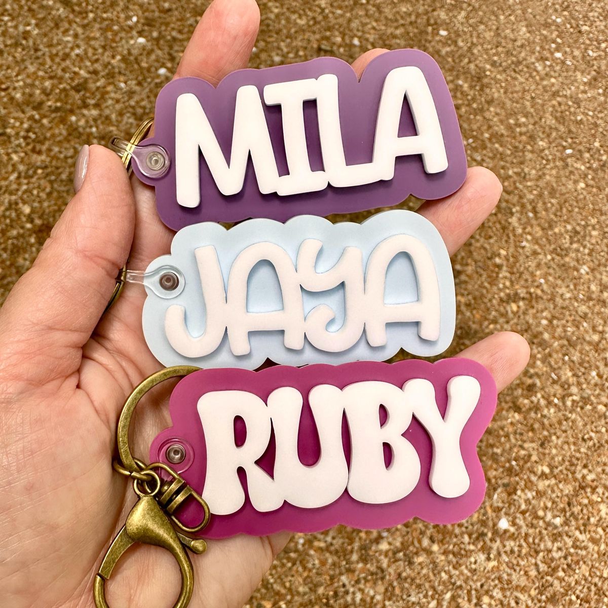 School Bag Custom Name Tag