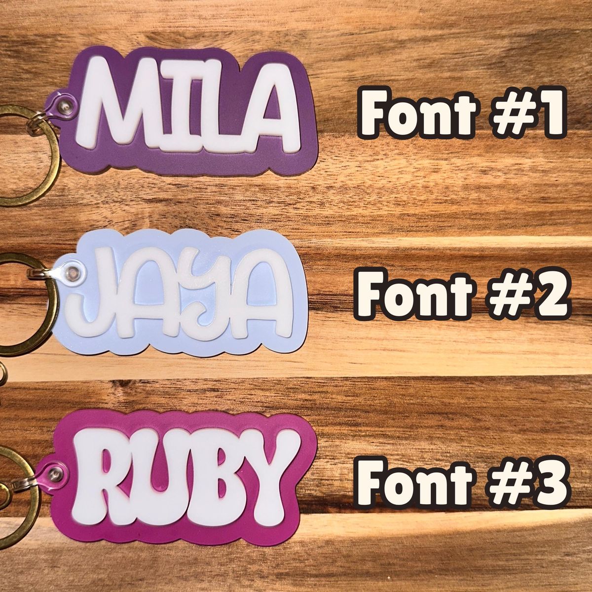 School Bag Custom Name Tag view 3