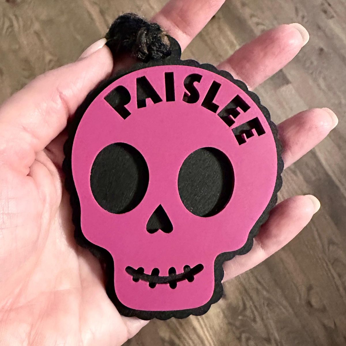 Skeleton Boo Basket Tag view 3