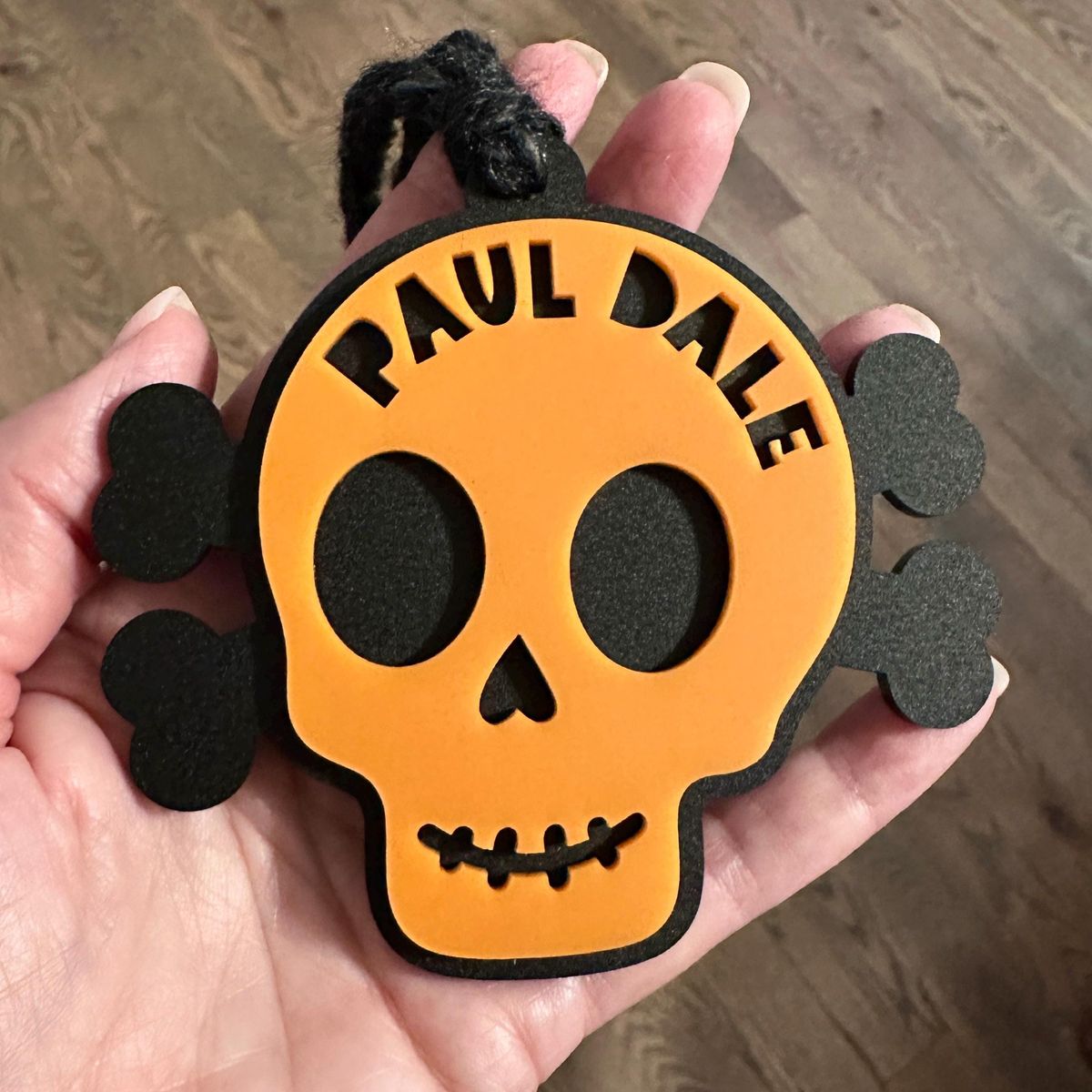 Skeleton Boo Basket Tag view 4